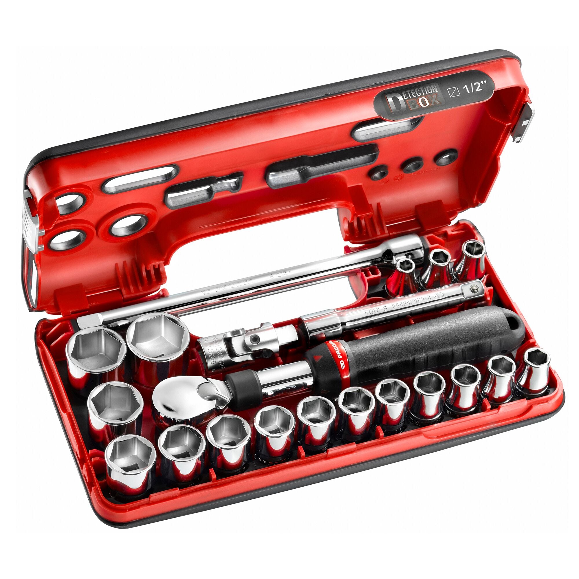 681コントロールセット Coffret cliquet extensible 1/2” Detection Box métriques - – FACOM