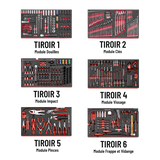 Servante JETM4X + Composition d'outils - Édition limitée Esteban Ocon