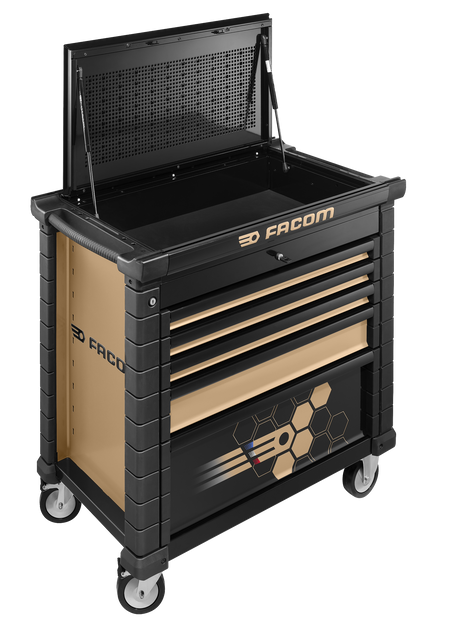 Servante JET M4 Carrosserie outillée - Édition Limitée numérotée Noir/Bronze Equip Auto 2025