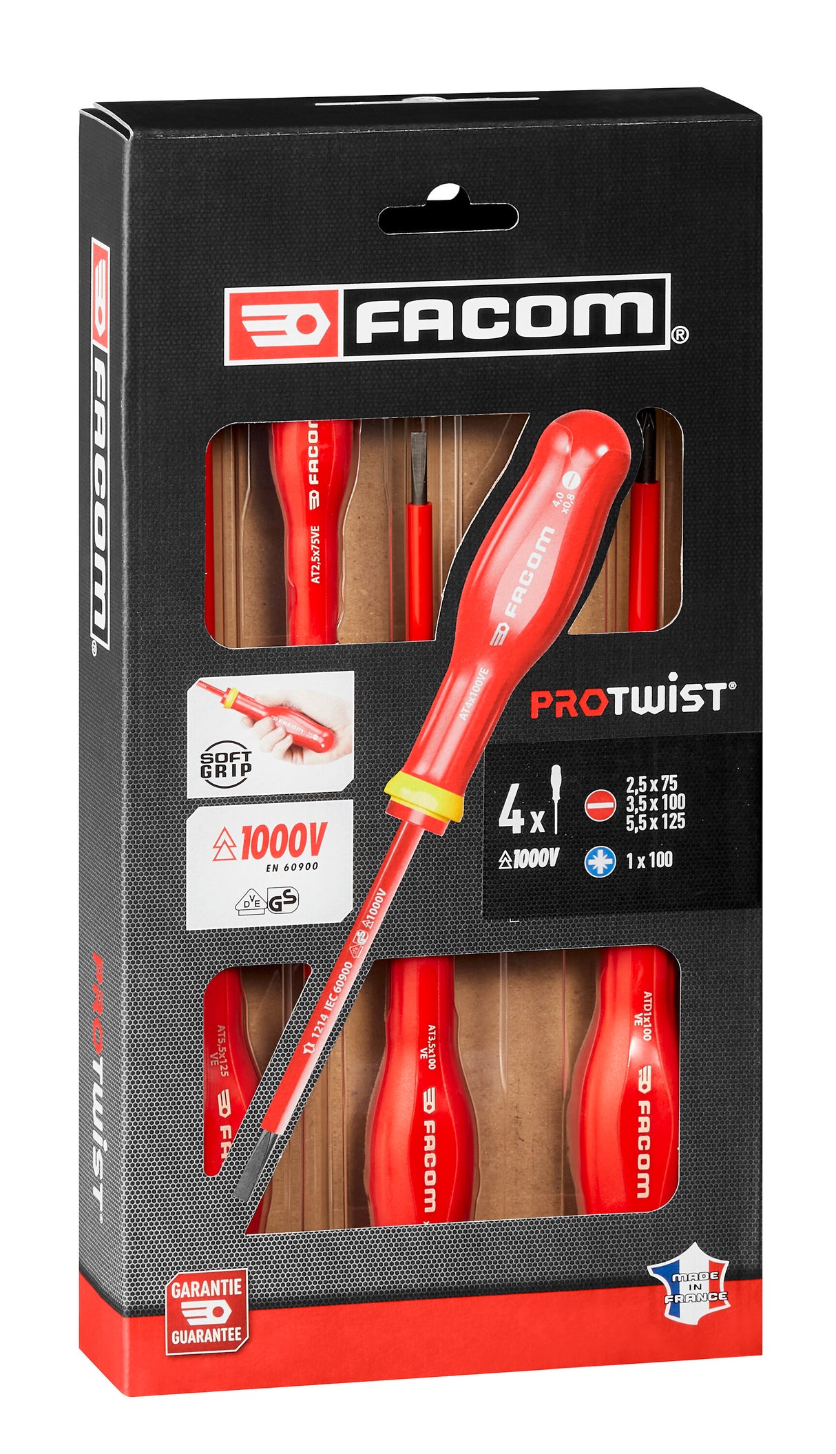 ATD.JVE Coffrets de tournevis Protwist® isolés 1000 V FRANCE